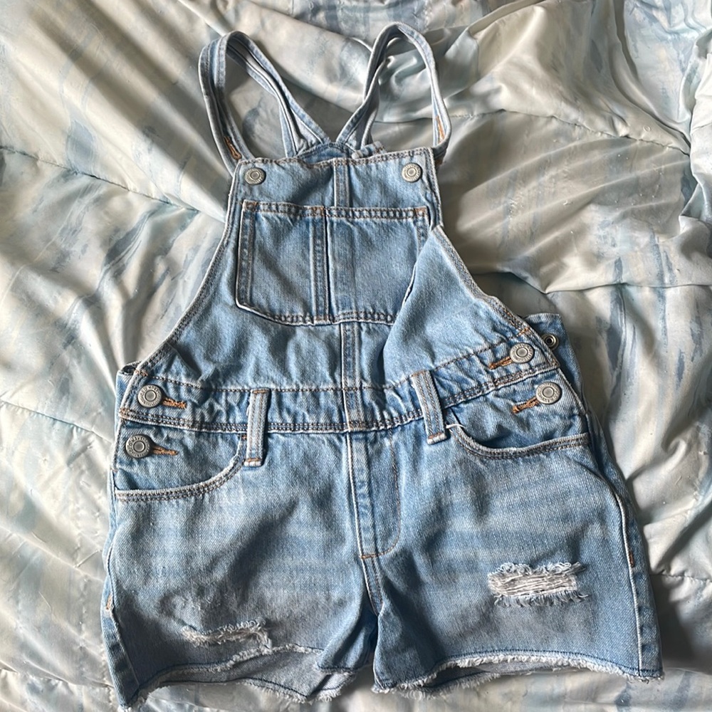 denim, blue, M(7/8), overals